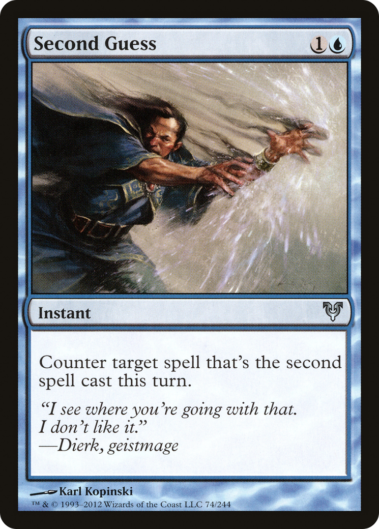 {C} Second Guess [Avacyn Restored][AVR 074]