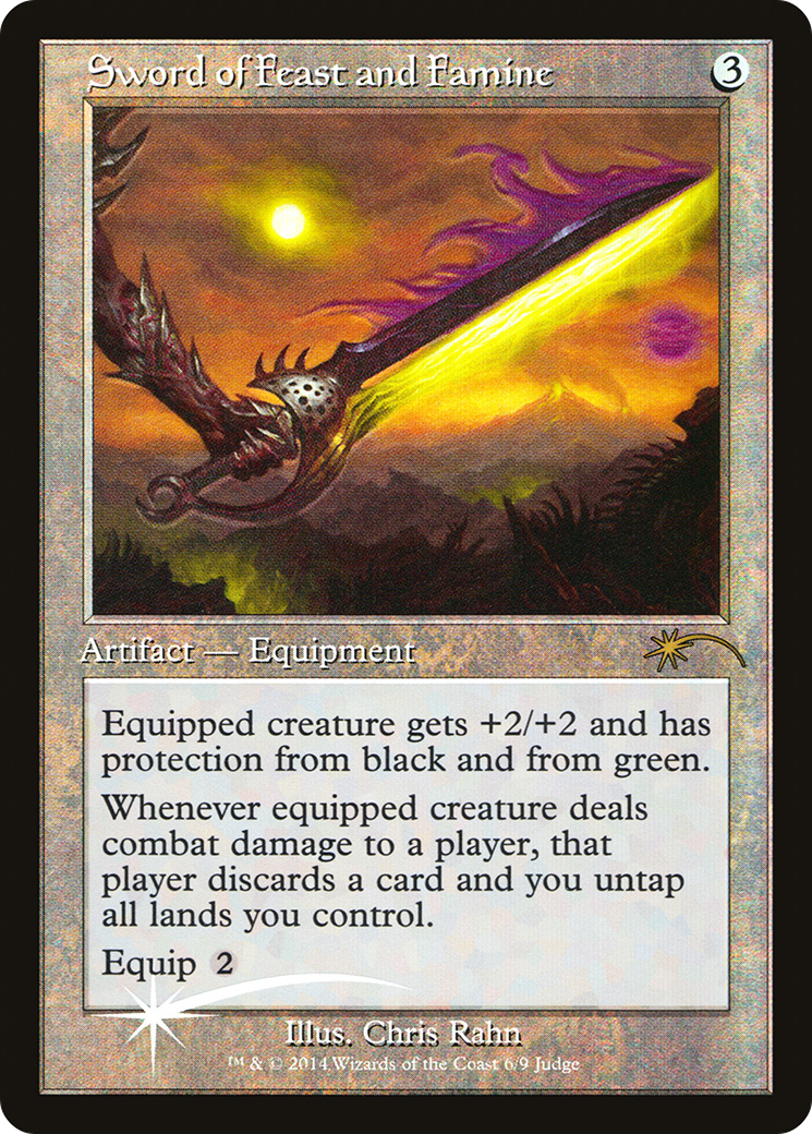 {R} Sword of Feast and Famine [Judge Gift Cards 2014][PA J14 006] - Misty Mountain Games