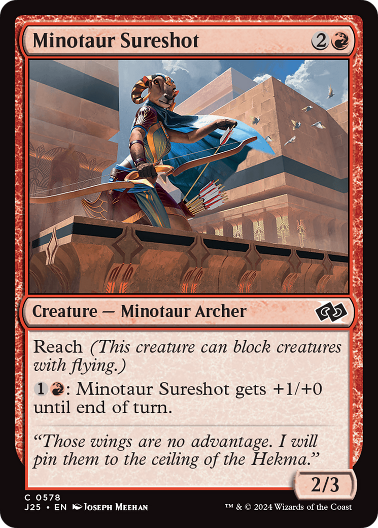 {C} Minotaur Sureshot [Foundations Jumpstart][J25 578]