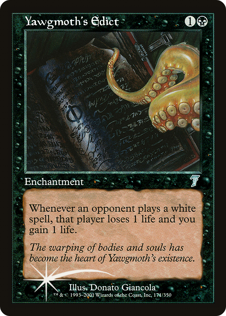 {C} Yawgmoth's Edict [Seventh Edition][7ED 171]