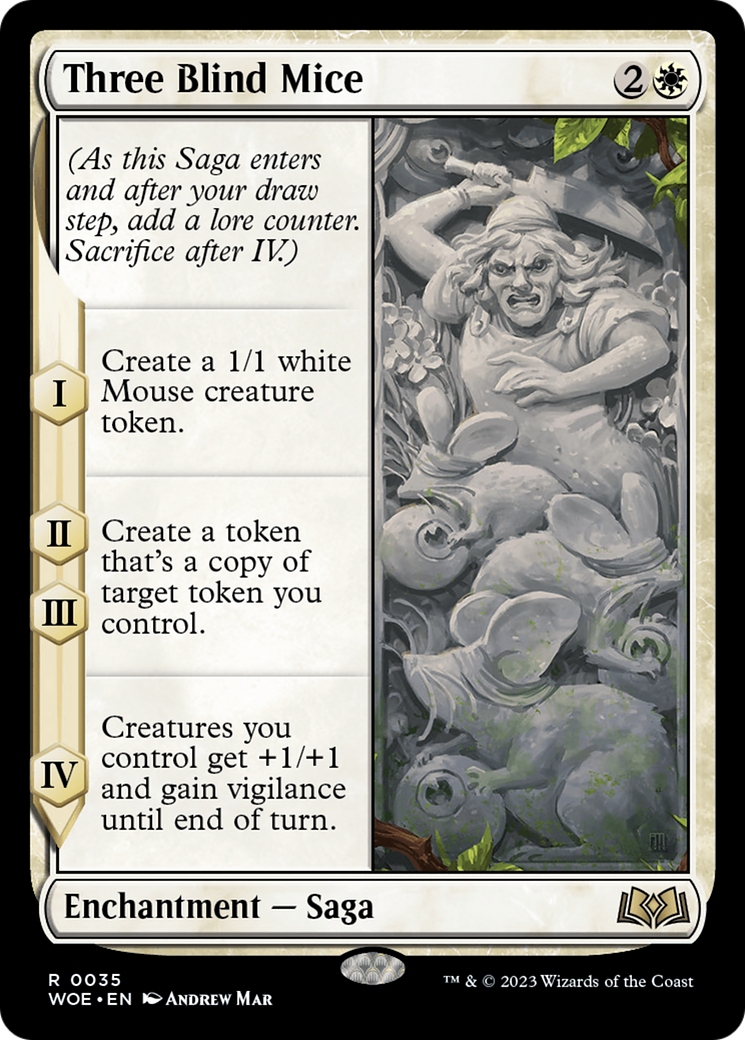 {@R} Three Blind Mice [Wilds of Eldraine][WOE 035]