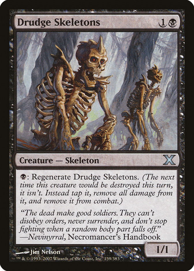 {C} Drudge Skeletons [Tenth Edition][10E 139]