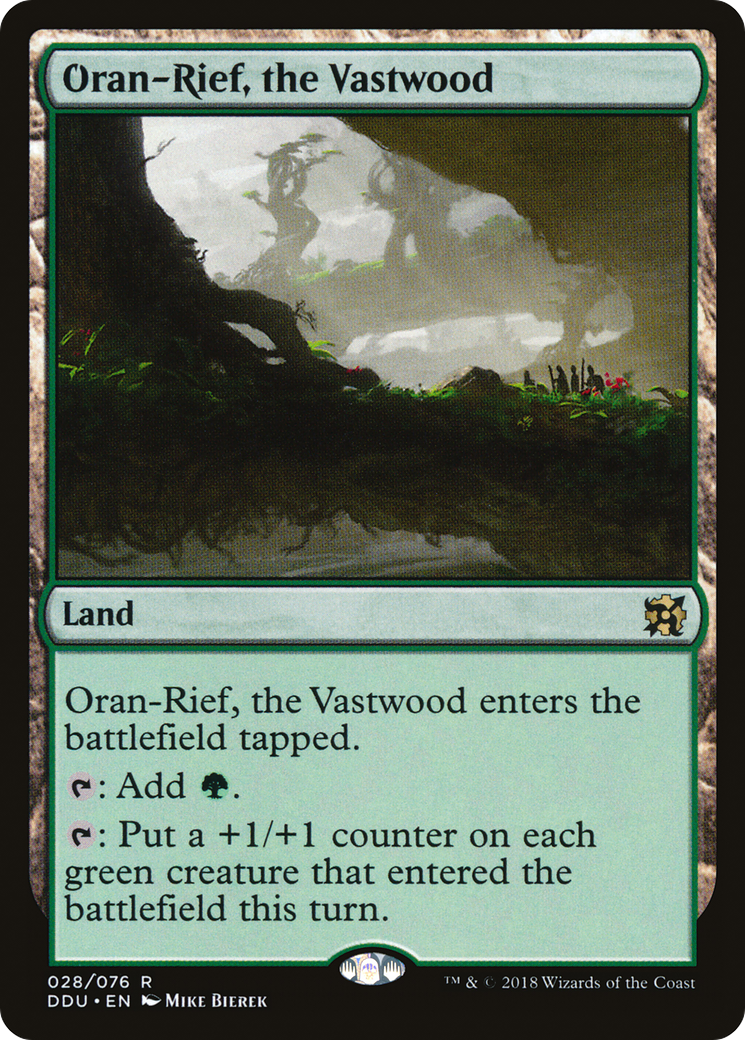 {R} Oran-Rief, the Vastwood [Duel Decks: Elves vs. Inventors][DDU 028] - Misty Mountain Games