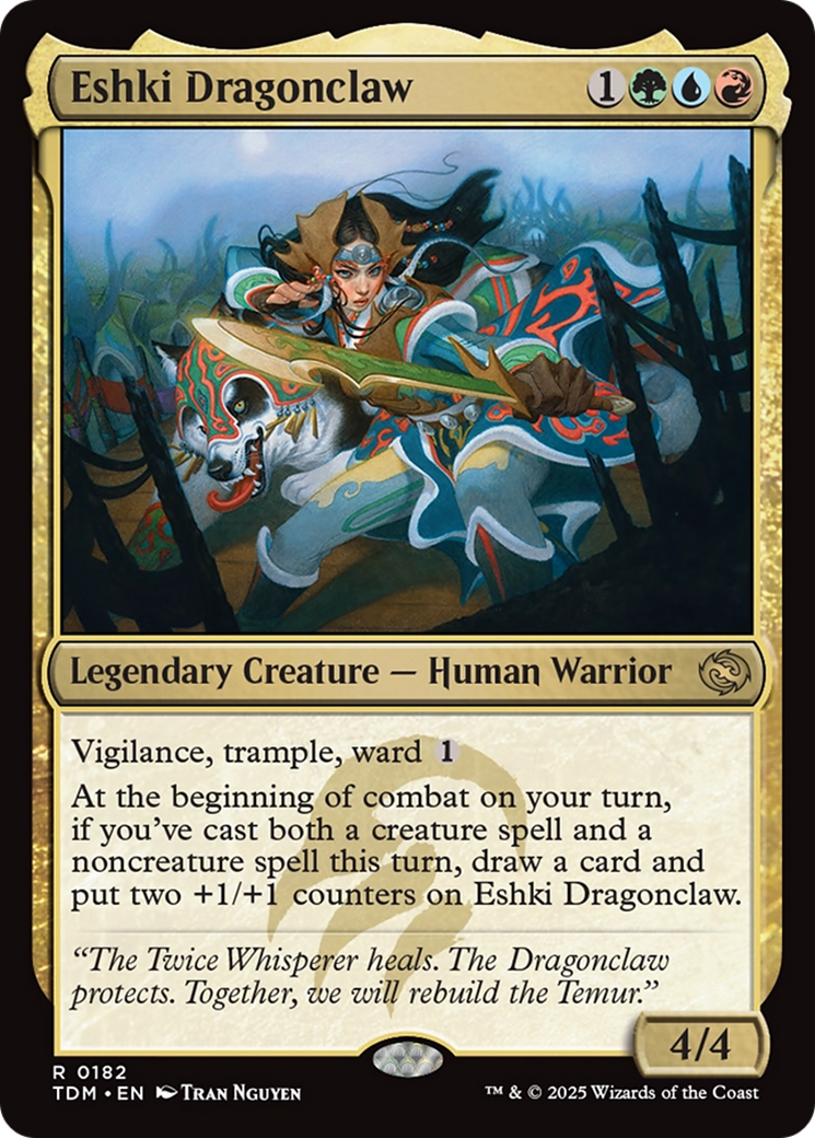 {@R} Eshki Dragonclaw [Tarkir: Dragonstorm][TDM 182]