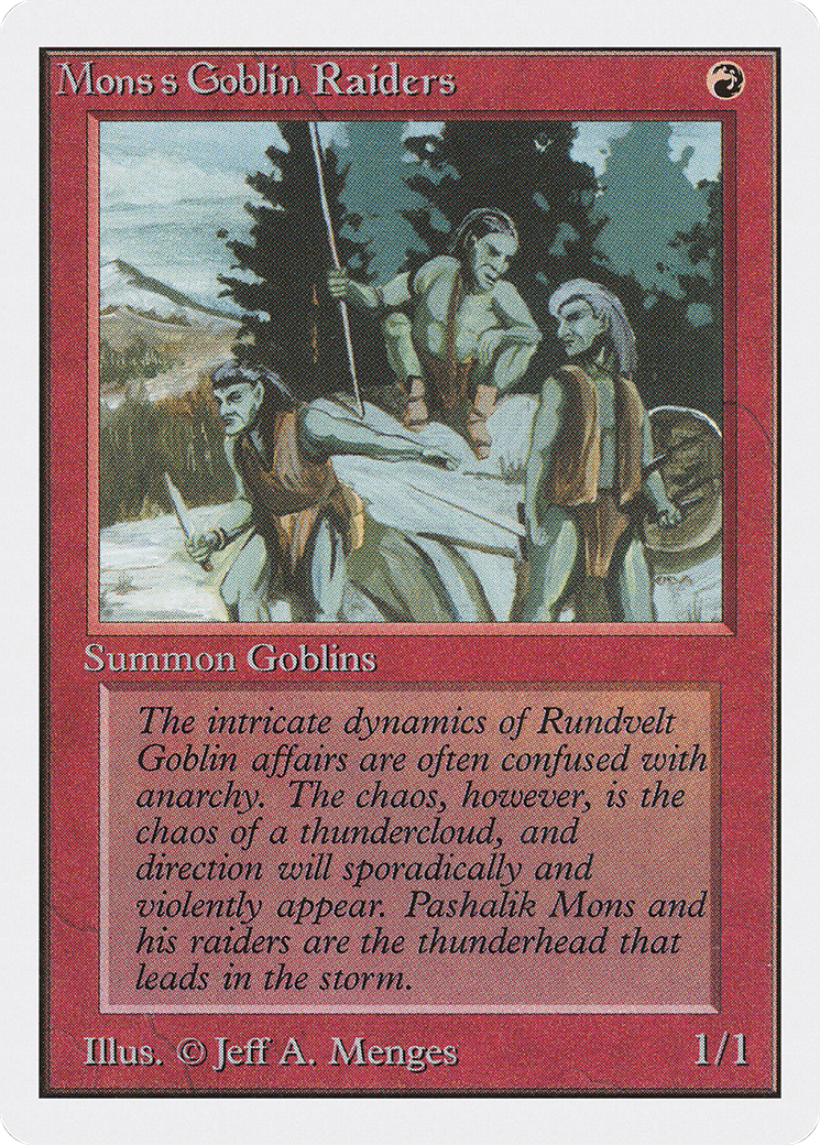 {C} Mons's Goblin Raiders [Unlimited Edition][2ED 165]