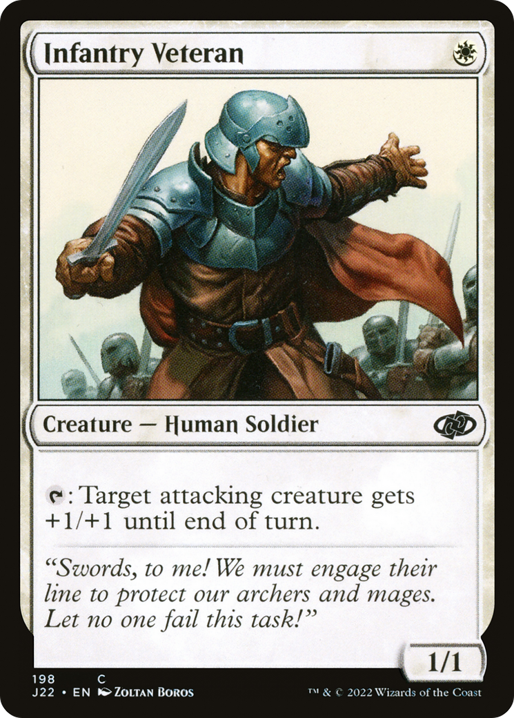 {C} Infantry Veteran [Jumpstart 2022][J22 198]