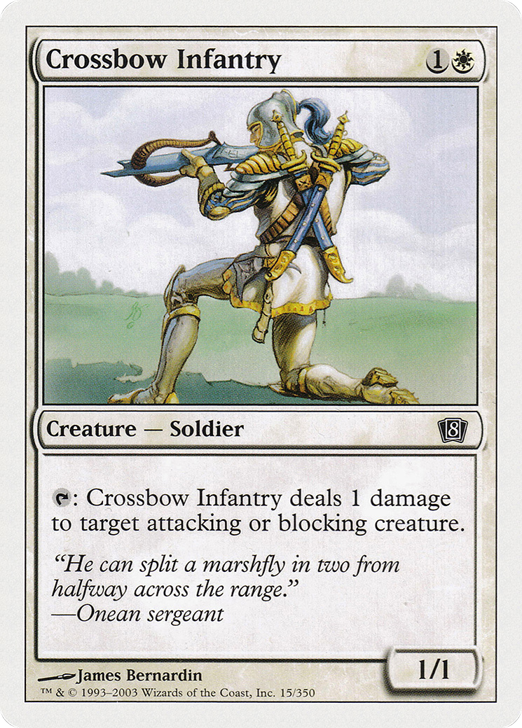 {C} Crossbow Infantry [Eighth Edition][8ED 015]