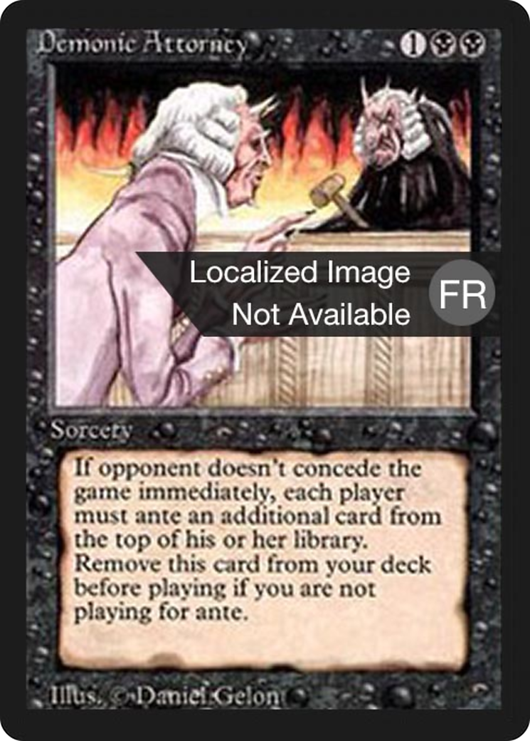 {F} Demonic Attorney [Foreign Black Border][FBB 3ED 103]