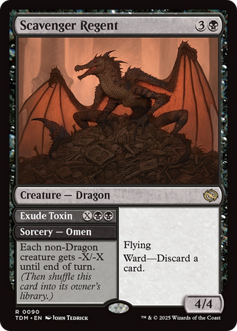 {@R} Scavenger Regent [Tarkir: Dragonstorm][TDM 090]