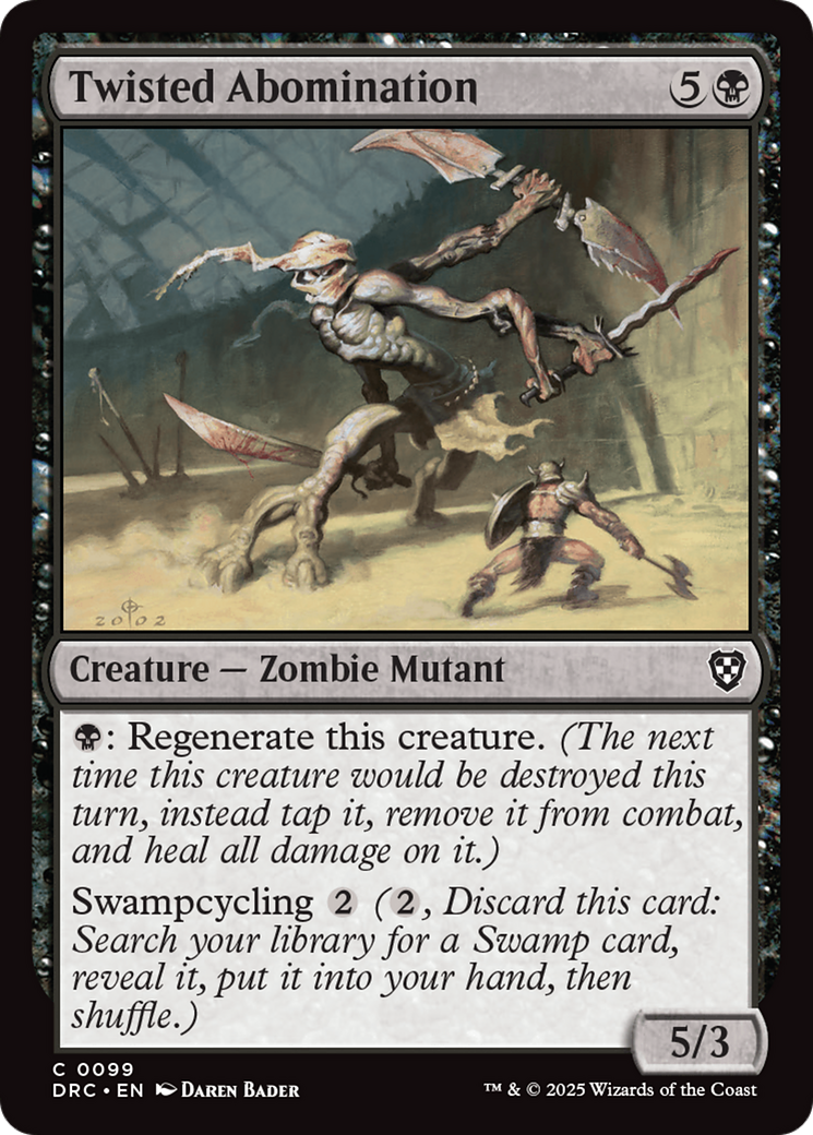 {C} Twisted Abomination [Aetherdrift Commander][DRC 099]