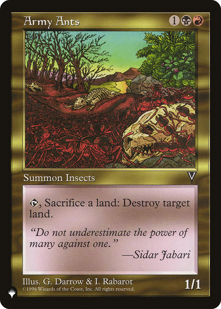 Army Ants [LIST ]
