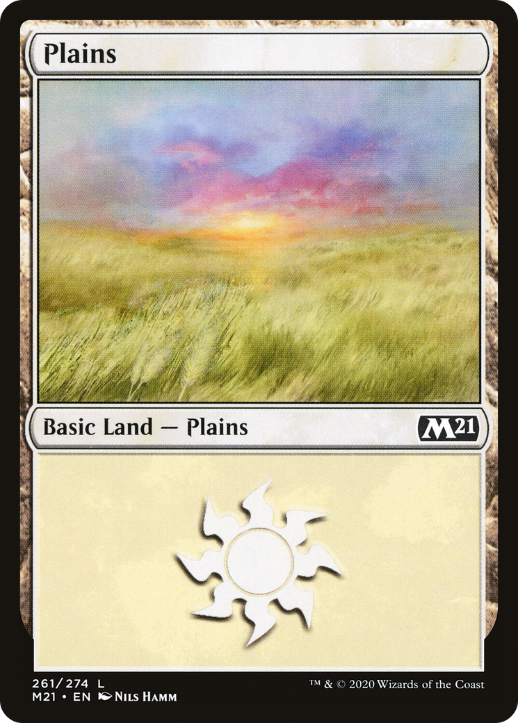 {B}[M21 261] Plains (261) [Core Set 2021]
