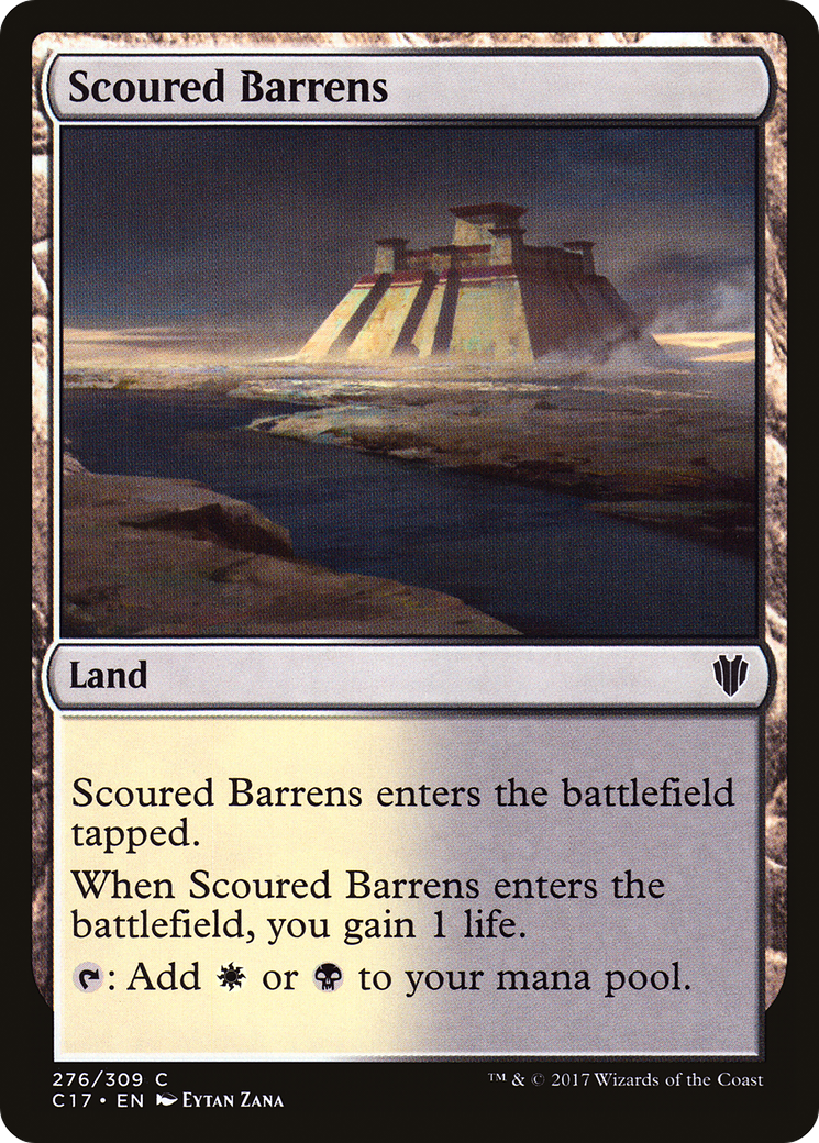 {C} Scoured Barrens [Commander 2017][C17 276] - Misty Mountain Games