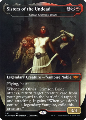 {R} Olivia, Crimson Bride - Sisters of the Undead [Innistrad: Crimson Vow][VOW 343]