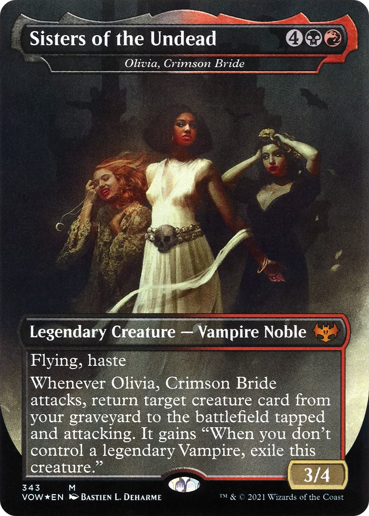 {R} Olivia, Crimson Bride - Sisters of the Undead [Innistrad: Crimson Vow][VOW 343]