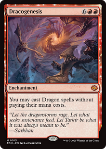 {@R} Dracogenesis [Tarkir: Dragonstorm][TDM 105]