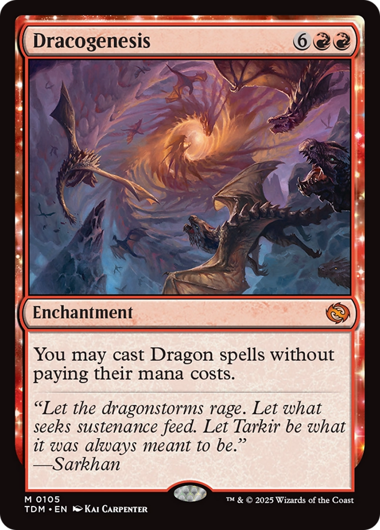 {@R} Dracogenesis [Tarkir: Dragonstorm][TDM 105]