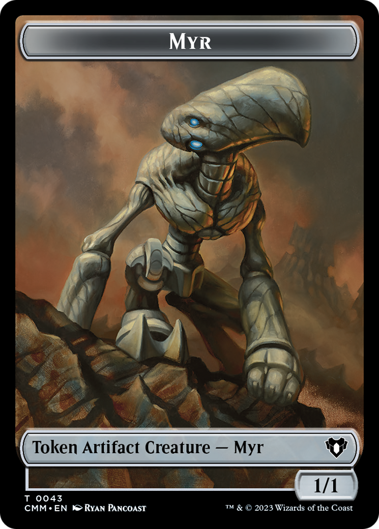 {T} Myr Token [Commander Masters Tokens][TCMM 043]