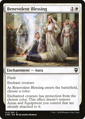{C} Benevolent Blessing [Commander Legends][CMR 013]