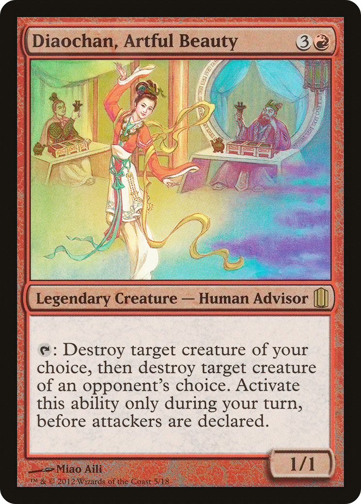 {R} Diaochan, Artful Beauty [Commander's Arsenal][CM1 005] - Misty Mountain Games