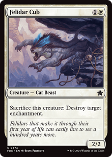 {@C} Felidar Cub [Foundations][FDN 573]