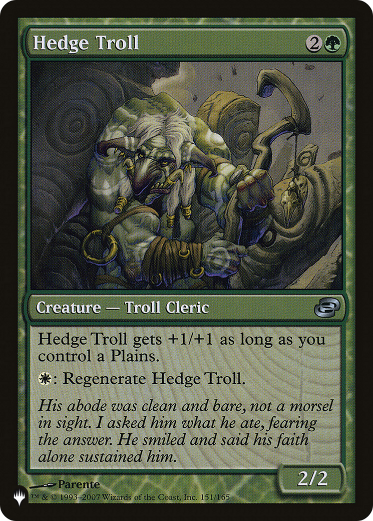 Hedge Troll [LIST 151/165] : (colorshifted)