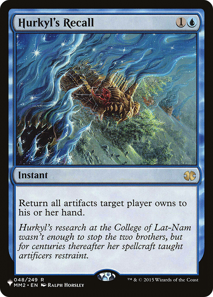 {R} Hurkyl's Recall [LIST MM2-48]