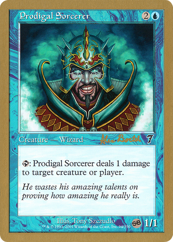 {C} Prodigal Sorcerer (Alex Borteh) (SB) [World Championship Decks 2001][GB WC01 AB94SB]