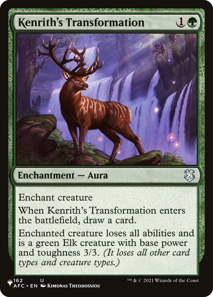 Kenrith's Transformation [LIST 162/062]