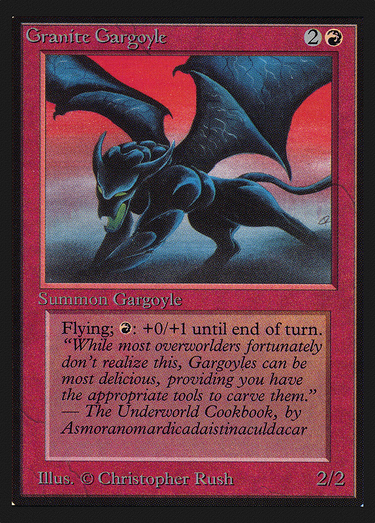 {R} Granite Gargoyle [International CollectorsÃ¢Â€Â™ Edition][GB CEI 156]