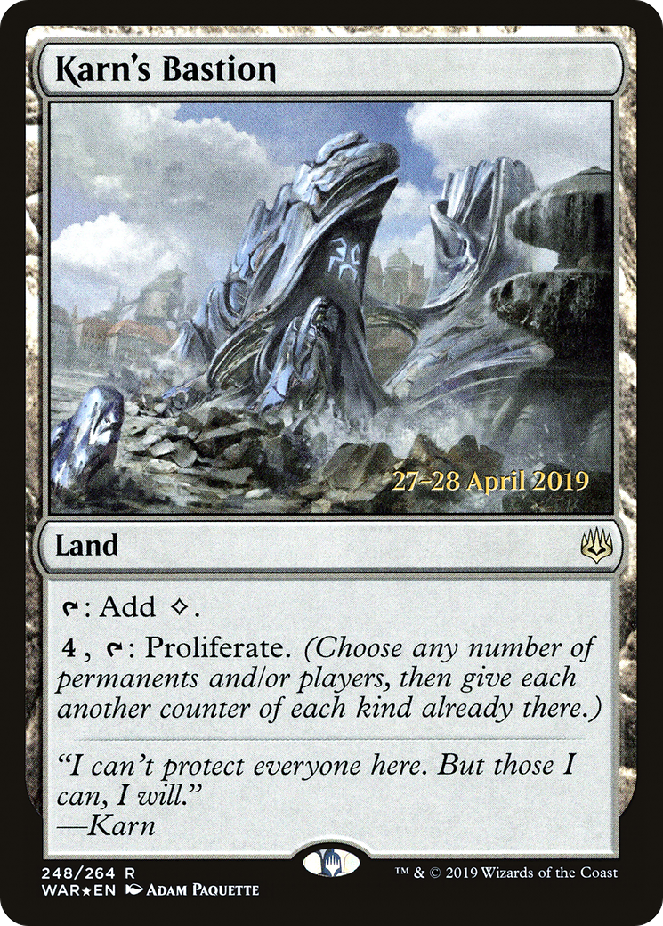 {R} Karn's Bastion [War of the Spark Prerelease Promos][PR WAR 248] - Misty Mountain Games