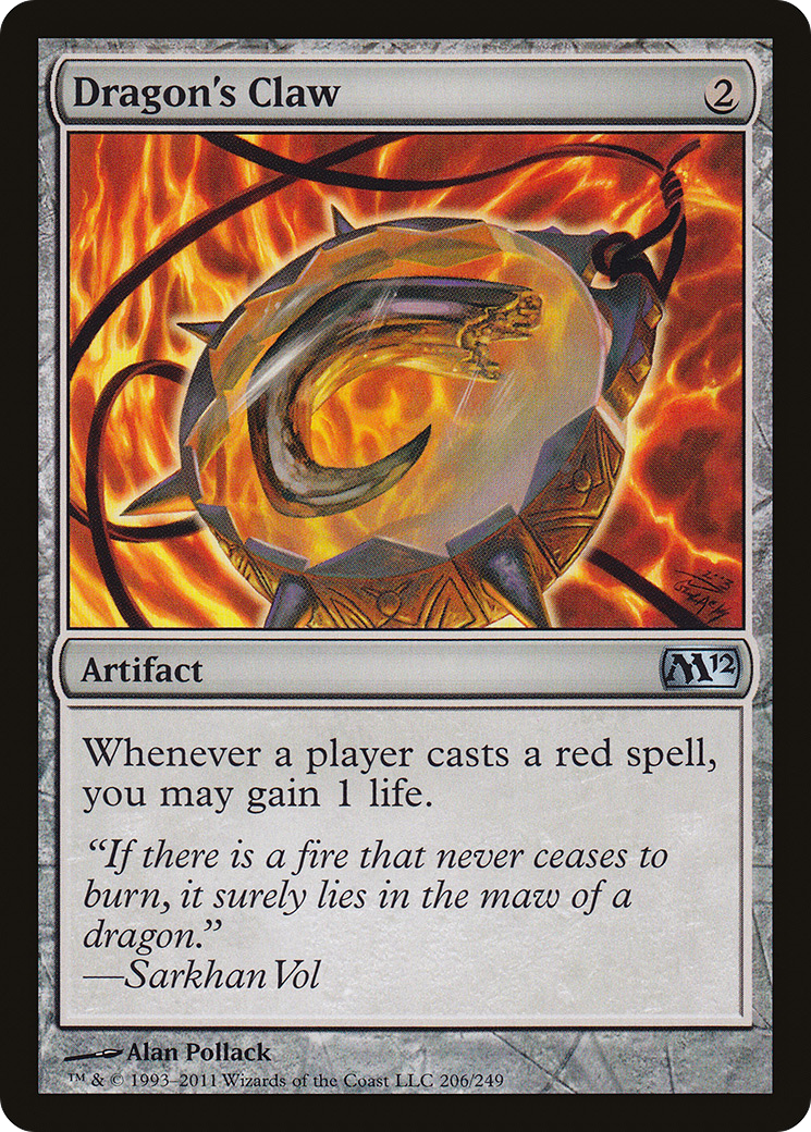 {C} Dragon's Claw [Magic 2012][M12 206]