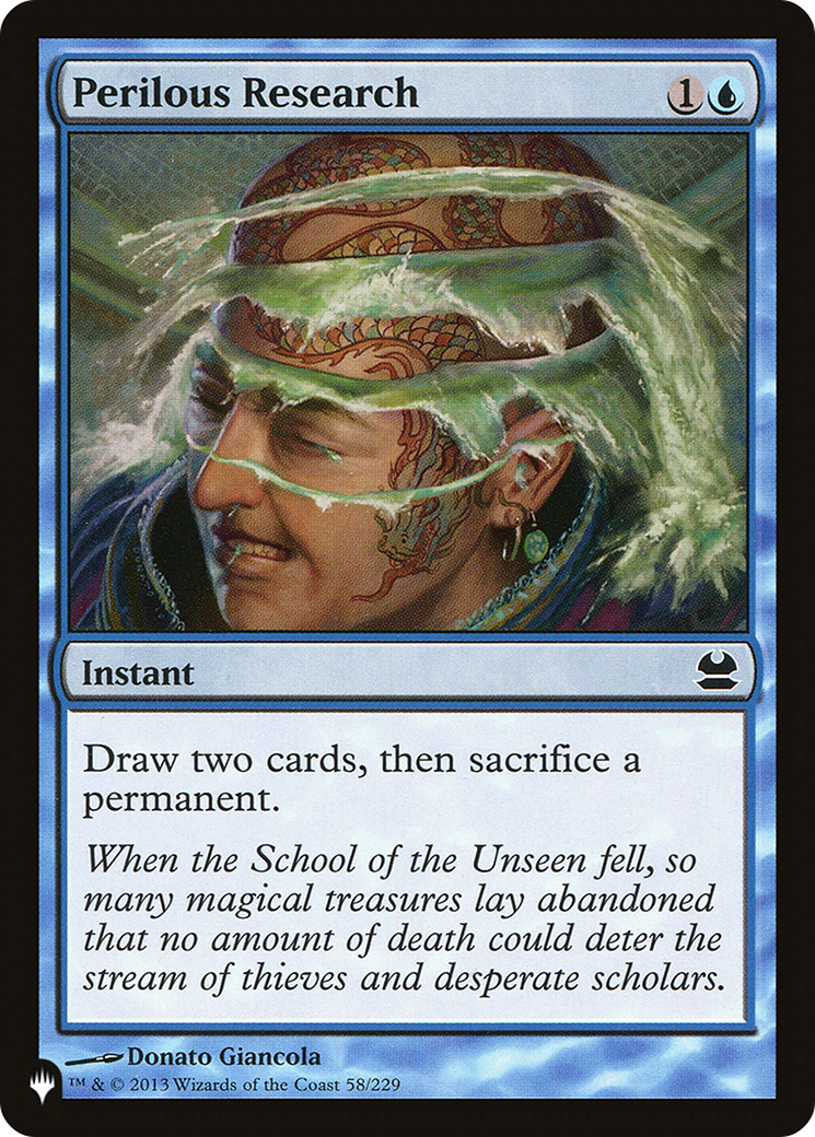 Perilous Research [LIST 58/229]