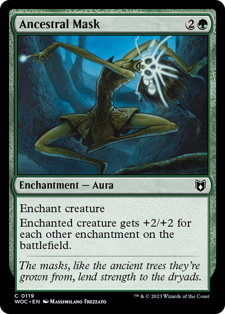{C} Ancestral Mask [Wilds of Eldraine Commander][WOC 119]