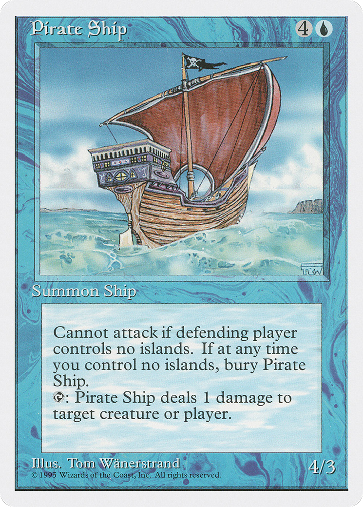 {R} Pirate Ship [Fourth Edition][4ED 091] - Misty Mountain Games