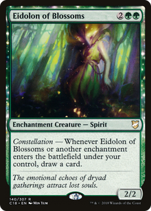 {R} Eidolon of Blossoms [Commander 2018][C18 140]