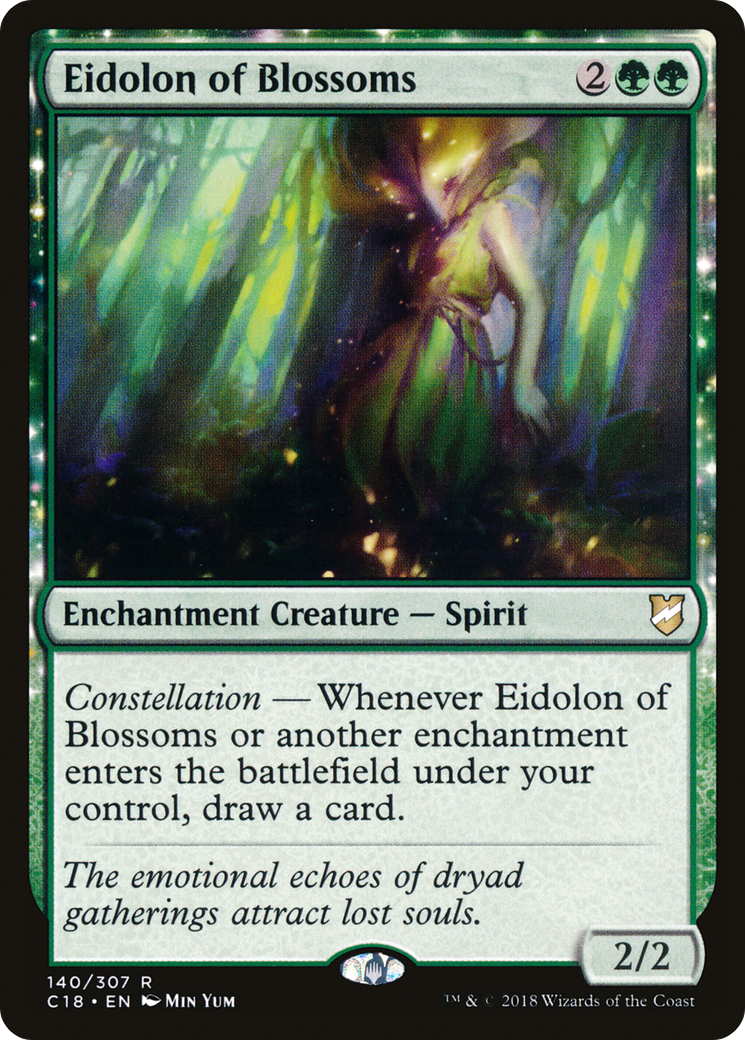 {R} Eidolon of Blossoms [Commander 2018][C18 140]