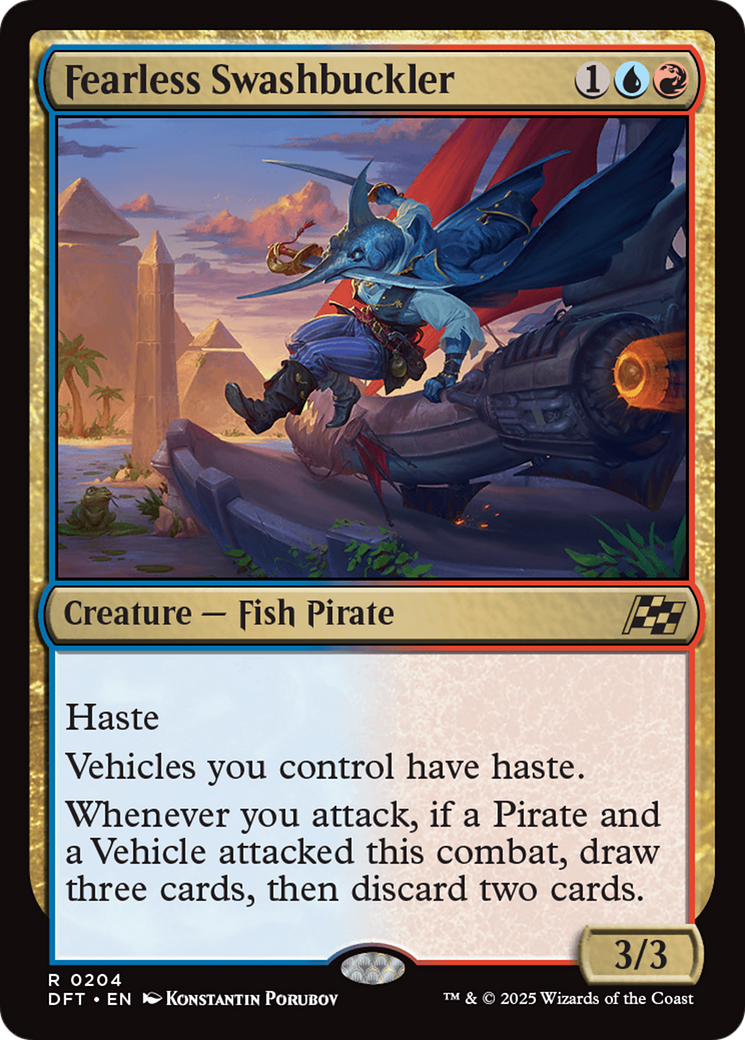 {@R} Fearless Swashbuckler [Aetherdrift][DFT 204]