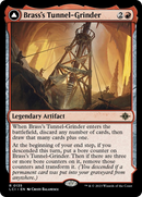 {@R} Brass's Tunnel-Grinder // Tecutlan, The Searing Rift [The Lost Caverns of Ixalan][LCI 135]