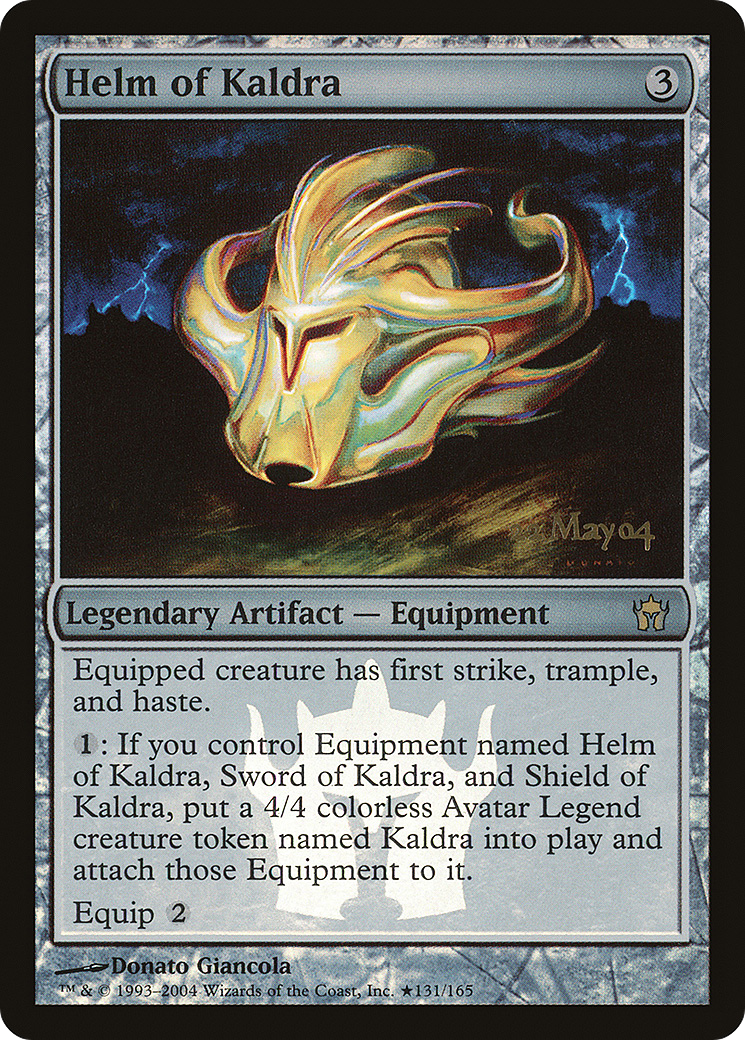 {R} Helm of Kaldra [Fifth Dawn Promos][PR 5DN 131] - Misty Mountain Games