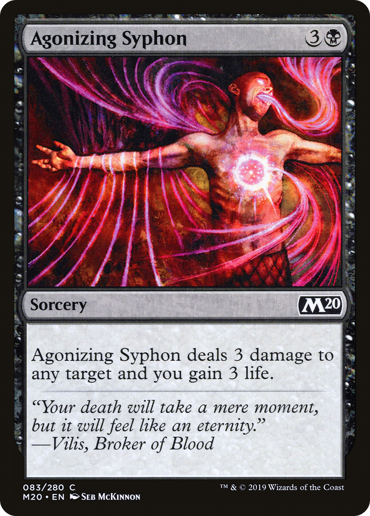 {C} Agonizing Syphon [Core Set 2020][M20 083]