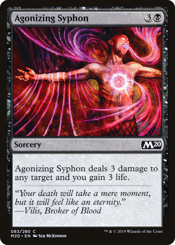 {C} Agonizing Syphon [Core Set 2020][M20 083]