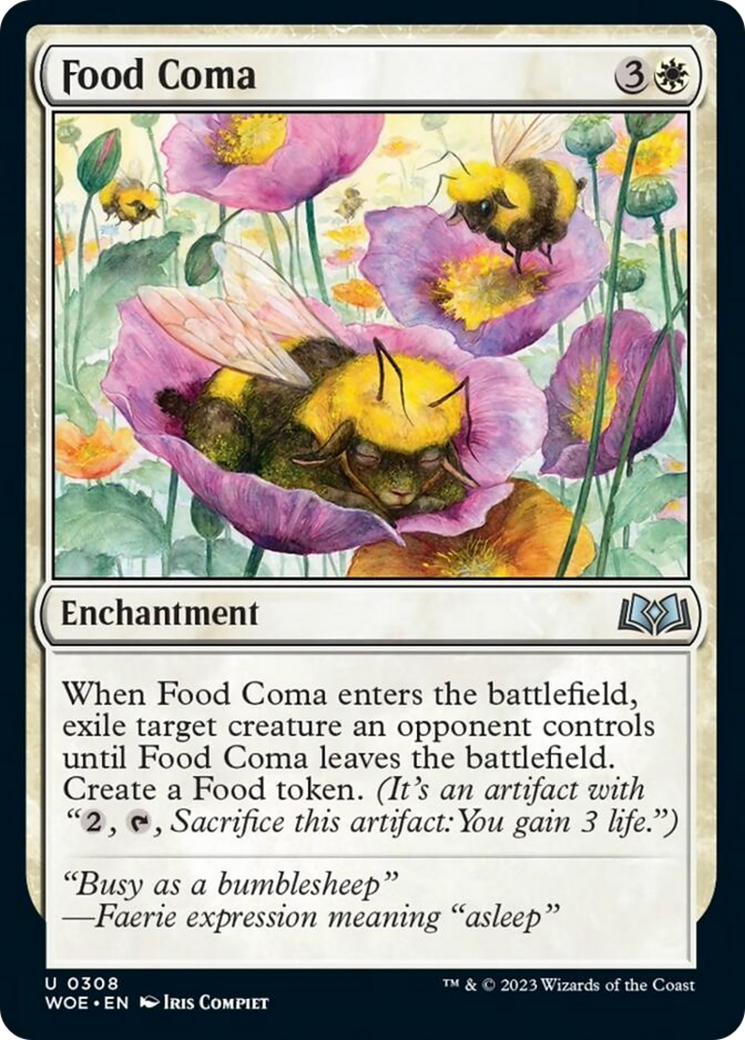 {@C} Food Coma [Wilds of Eldraine][WOE 308]