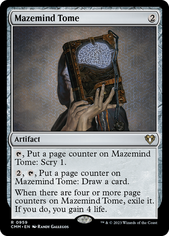 {R} Mazemind Tome [Commander Masters][CMM 959]