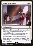 {R} Historian's Boon [Dominaria United Commander][DMC 021]