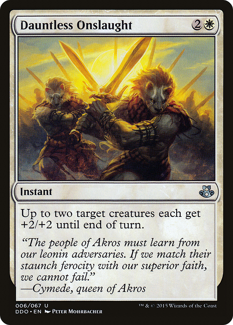 {C} Dauntless Onslaught [Duel Decks: Elspeth vs. Kiora][DDO 006]