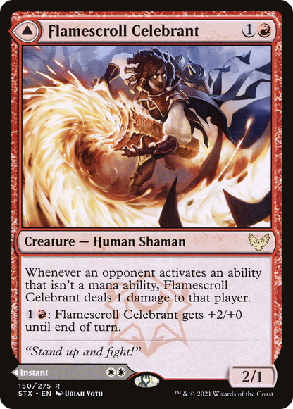 {R} Flamescroll Celebrant [Strixhaven School of Mages] [STX 150]