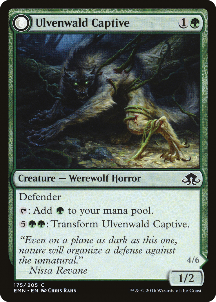 {C} Ulvenwald Captive // Ulvenwald Abomination [Eldritch Moon][EMN 175] - Misty Mountain Games