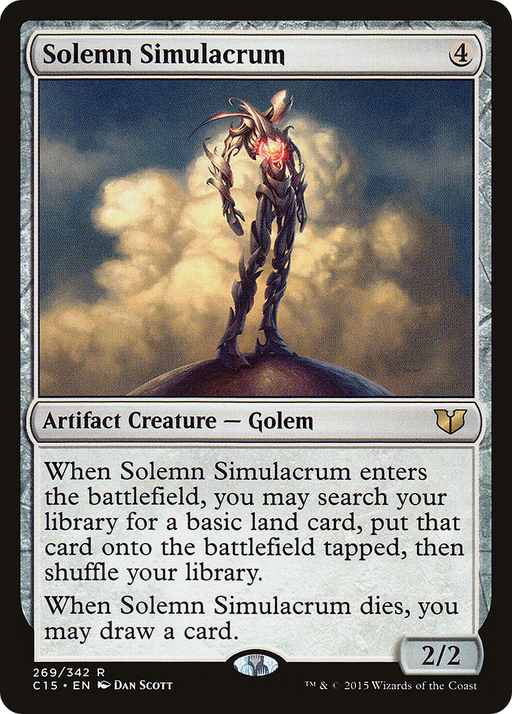{R} Solemn Simulacrum [Commander 2015][C15 269]