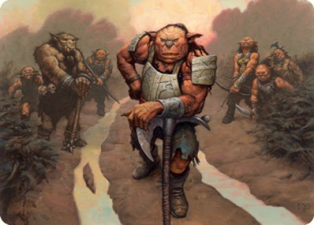 {A} Hobgoblin Bandit Lord Art Card [Dungeons & Dragons: Adventures in the Forgotten Realms Art Series][AAFR 030]